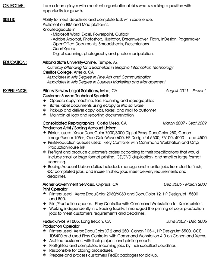 resume